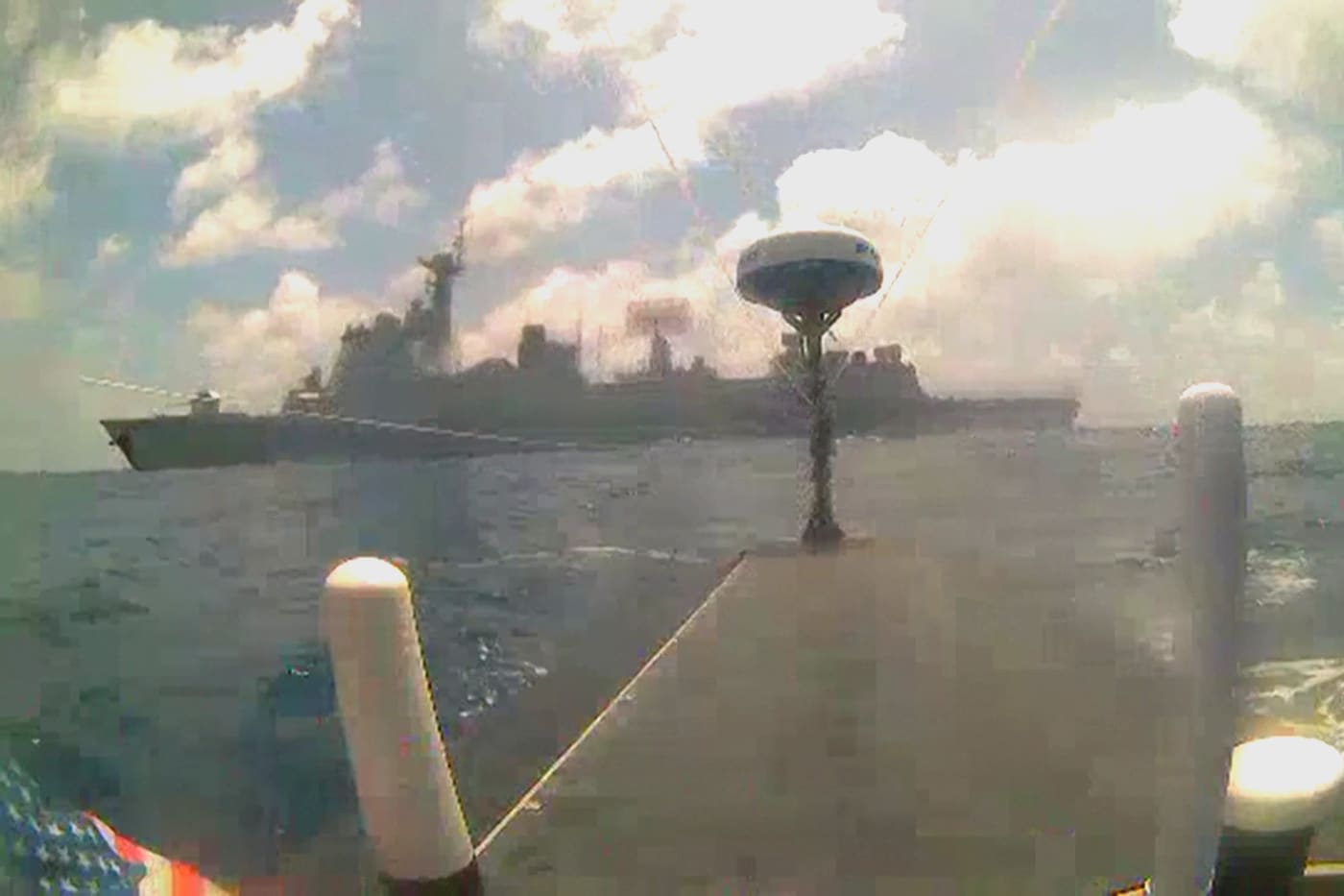 Commercial sea drone captures footage of Chinese warship in PH waters