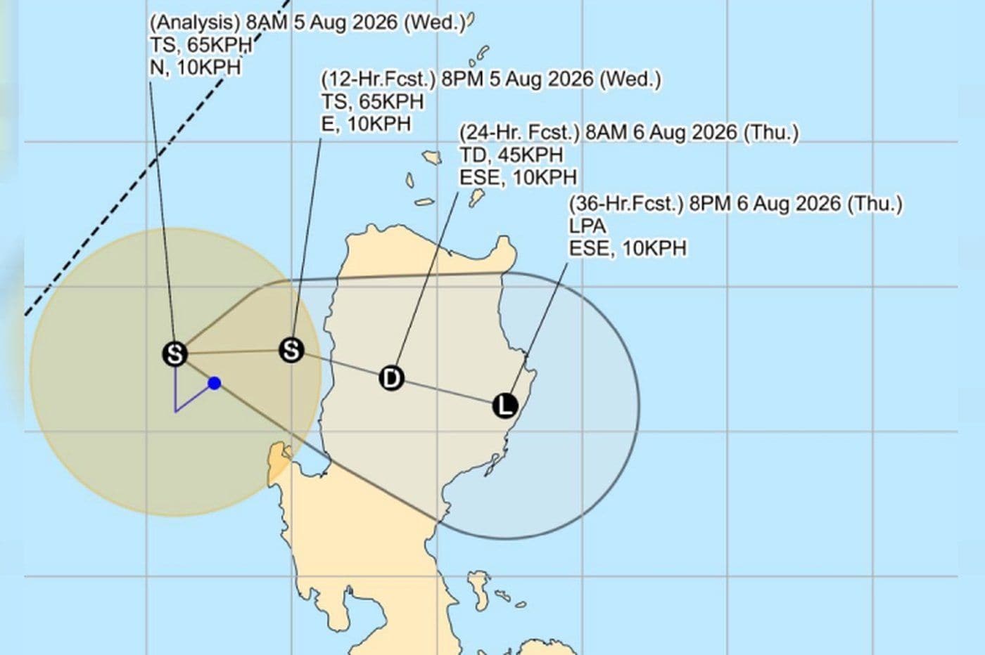 'Erratic' Maymay to make landfall in Ilocos region late Wednesday or early Thursday