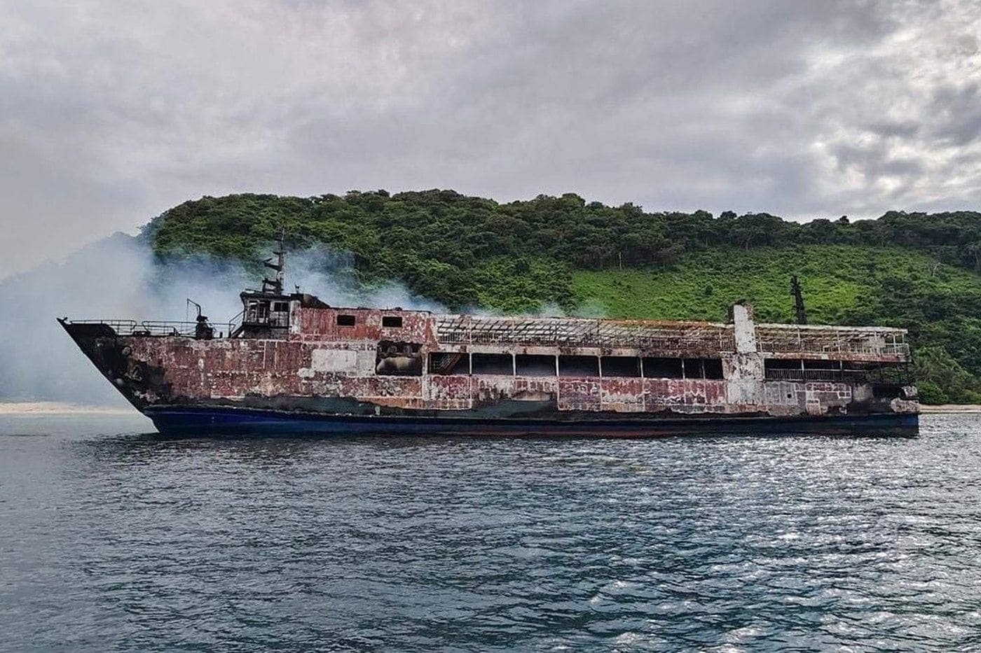 Solon seeks House probe into passenger ferry fire off Palawan