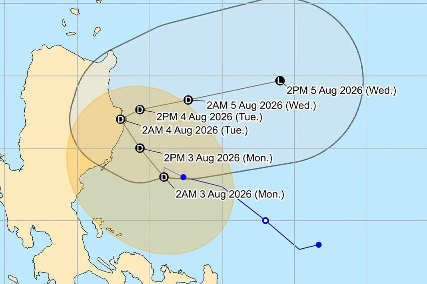 More areas in N. Luzon placed under wind signal as Luis stays stationary
