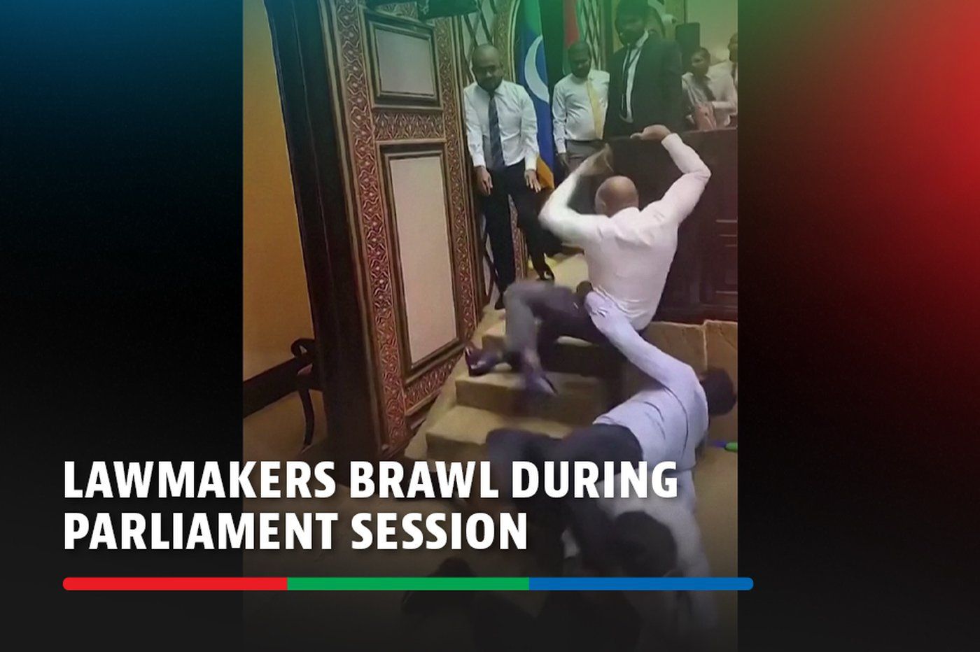Maldivian lawmakers brawl as clashes erupt during parliament session