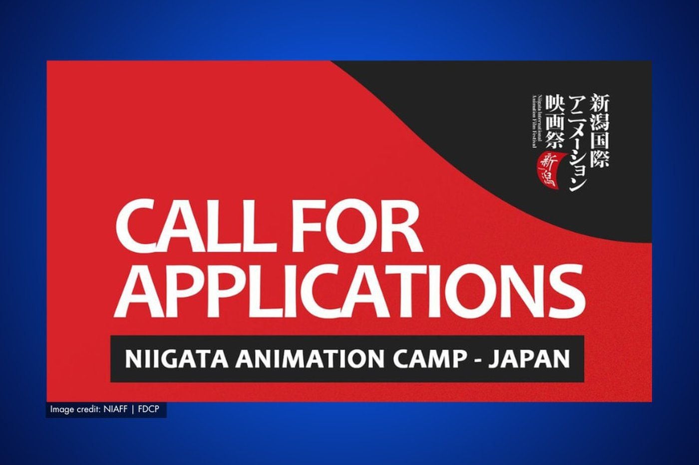 Niigata Animation Camp sa Japan bukas na sa Pinoy animators