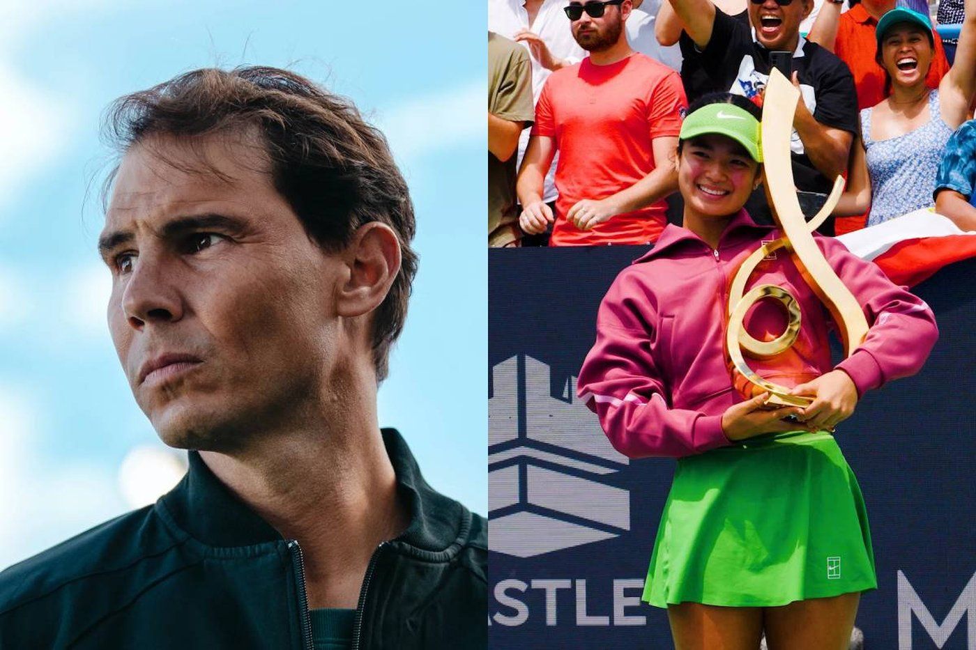 Rafa Nadal congratulates Alex Eala following historic Mubadala DC Open title win
