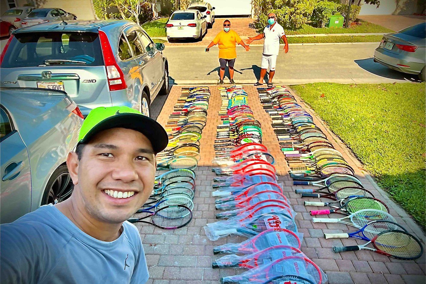 NY-based Pinoy nurse shares tennis blessings for kids in PH