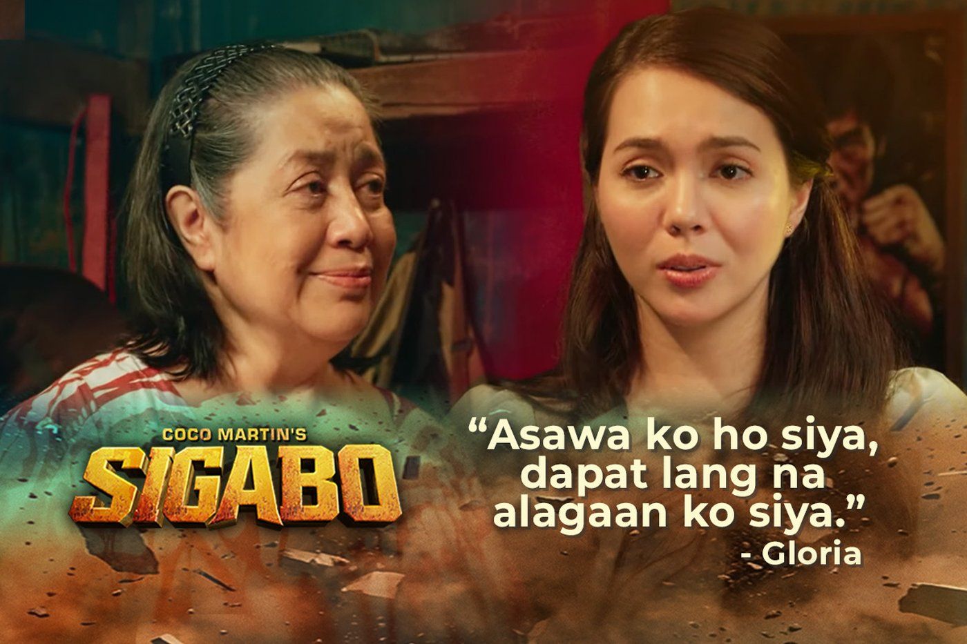 Sigabo: Gloria, nilapatan ng gamot ang mga sugat ni Gabo | Episode 61