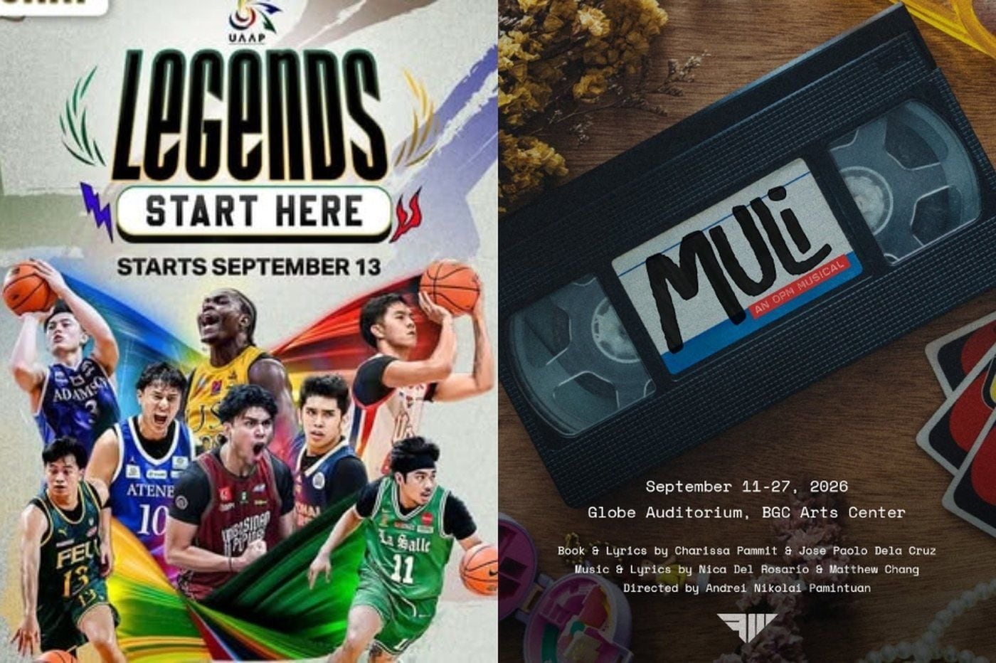 Weekend Agenda: UAAP, NCAA, Book Fair, ‘Muli’ and more