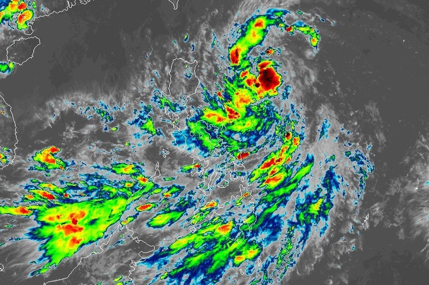 Wind signal no. 1 raised as LPA develops into Tropical Depression Luis