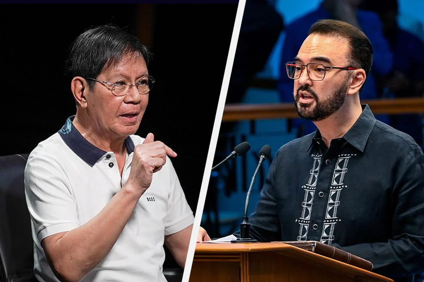 Alan Peter Cayetano, Lacson snipe at each other on social media